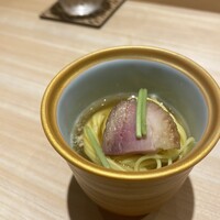 博多 鮨 桃の木 - 鳥ソーメン　最高