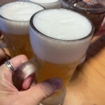 グリルSumitoko - 先ずは生ビールで
