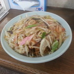 味よし - バリバリという餡かけ硬やきそば・・・甘口の餡で美味いです。