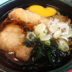 つやそば - 「鳥天」（440円）＋「生玉子」（50円）