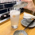 北海道酒場 ザンギ - レモンで割りました