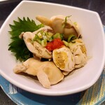 回し寿司 活 活美登利 - ミル貝の肝