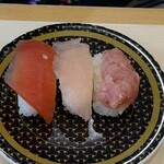 はま寿司 - まぐろ三種盛り