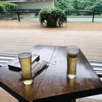 ゆづくしSalon 一の坊 - ラウンジでの生ビール