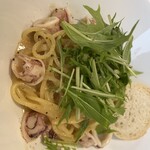 かじゅある いたりあん PePe - ヤリイカ水菜明太子オイルソース