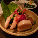 炭火焼酒亭ローリンストーン - 夏野菜の自家製ピクルス