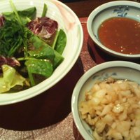 ステーキハウスハマ 札幌店 - サラダとステーキのたれ