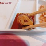 南海グリル - ステーキは　①ステーキソース