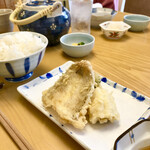 天ぷら よこい - ●一皿目
      ・鰆
      ・鱧
      ・鱚