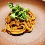 マンサルヴァ - パスタ　バベッテ
      蛍烏賊、ドライトマト、芹