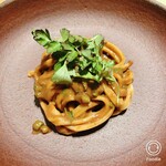 マンサルヴァ - パスタ　バベッテ
      蛍烏賊、ドライトマト、芹