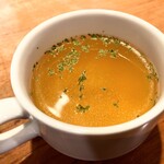 池袋 大人のハンバーグ - スープ