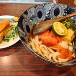 うどん一 - おろし明太うどん　定食