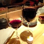 藤家 - お祝いということでワイン１本！お客さんもスタッフさんもみんなで乾杯！感激！