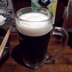 立ち飲み 竜馬 - 立ちのみ竜馬　ハーフ＆ハーフ 500円 (一口呑んじゃいました)