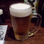 立ち飲み 竜馬 - 立ちのみ竜馬　一番絞り　400円