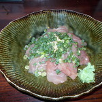 立ち飲み 竜馬 - 立ちのみ竜馬　鮪脳天刺身　550円