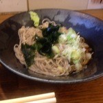 天久利 - セットの冷たいそば