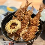 司 - ①大海老てんどん1600円