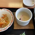 地魚料理 恵比須 - 小鉢と茶碗蒸し