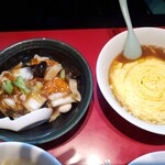 台湾料理　長楽 - 天津ラーメン+中華飯