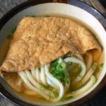 讃岐うどん がもう - そのまま小、あげ、温かい出汁