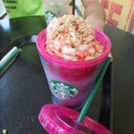 STARBUCKS COFFEE Karuizawa Purinsushoppingupurazaten - ストロベリーチーズケーキ♪　チョコレートチップ＆エクストラホイップ＆エクストラソース(^^♪