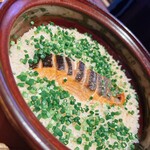 Japanese Restaurant KINZA - 銀鮭とイクラの土鍋飯
