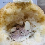 かき氷店 小桃 - レモンメレンゲはサクサク　ダークチェリーチーズクリームもアルコール感控えめで美味！