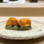 Sushi Miyakawa - 赤茄子とバフンウニ