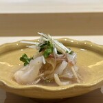 Sushi Miyakawa - ツブ貝の低温調理