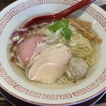 金町製麺 - 冷たい塩そば(ハーフ)