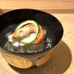 日本料理こまつ - 冬瓜、ホッケ、北海シマエビ、蓴菜