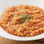 sticky rice risotto with tomato sauce