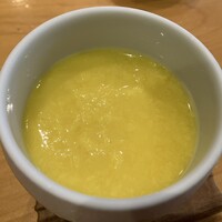 小判寿司 棚倉 - とうもろこしの茶碗蒸し　砂糖が入ってないのにめちゃくちゃ甘い！