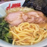 山岡家 - 麺を引き出す。