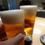 好蘭 - 生ビールでかんぱ〜い♪