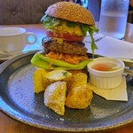 大江ノ郷テラス - YAZUリッチバーガー1日限定10食/¥1980