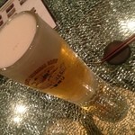 仙台うまいもん個室居酒屋 亜門 - まずはビールで。