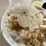 レストラン ふくしん - ご飯も熱々で美味しい。