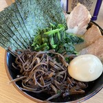 家系ラーメン 佐々喜家 - キクラゲおすすめ