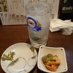 鳥焼処 鳥ぼん - すだちチューハイとお通し