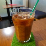 MIRlitonCafe - 氷がいっぱいではないので、コーヒーの量はしっかり入っています。