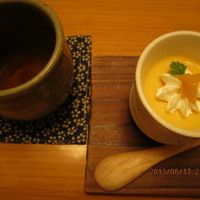 馳走紺屋 - デザートのムースと番茶で〆