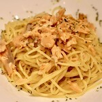 肉バルイタリアン ふぇりちった - スモークサーモンのクリームパスタ