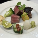 おおさか料理  浅井 - 牛ヘレの塩焼き