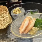 おおさか料理  浅井 - 毛蟹酢