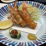 おおさか料理  浅井 - 車海老のフライ　