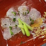 Kushiten Dainingu Shin - 鯛のカルパッチョ