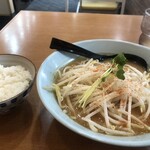 くるまやラーメン - みそラーメンとライス